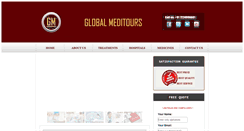 Desktop Screenshot of globalmeditours.net